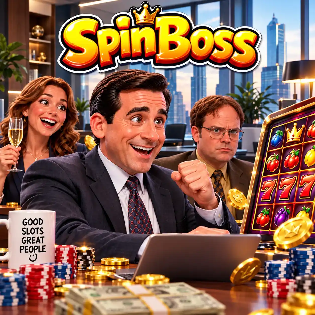SpinBoss premium casino banner three